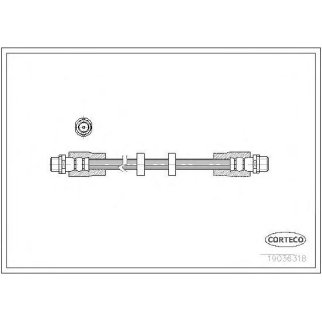 Шланг тормозной AUDI: A6 2.0 TDI/2.0 TFSI/2.4/2.4 quattro/2.7 TDI/2.7 TDI quattro/2.8 FSI/2.8 FSI quattro/3.0 TDI quattro/3.0 TFSI quattro/3.0 quattro/3.2 FSI/3.2 FS фото