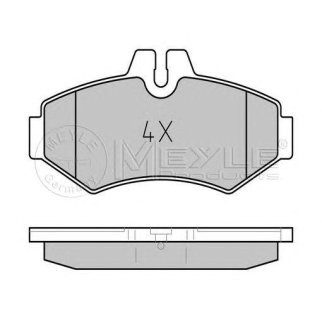 Колодки зад.MERCEDES SPRINTER/VW LT WVA23021 торм.сис.BOSCH фото