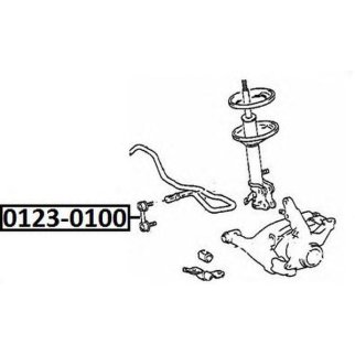 Стойка переднего стабилизатора ASVA 0123-0100 фото