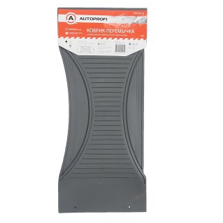 Коврики резиновые TER-555 GREY серый перемычка (1шт) AUTOPROFI /1/20 фото