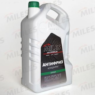 Антифриз G11 MILES концентрат 5кг (зеленый) фото