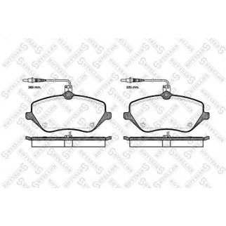 Колодки тормозные STELLOX _1112004SX фото