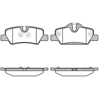 1600 00_колодки дисковые задние! BMW MINI 13> фото