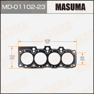 Прокладка ГБЦ Masuma MD-01102-23 фото