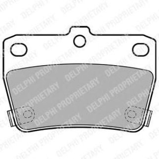 Колодки тормозные DELPHI _LP1942 фото
