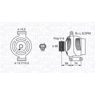 Генератор FORD MONDEO III 1.8, 2.0, 2.0TDCi фото