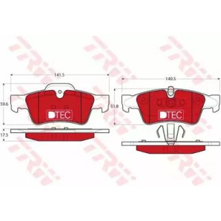 Колодки зад.MERCEDES GL-CLASS (X164) 06-12/M-CLASS (W164) 05-11 фото