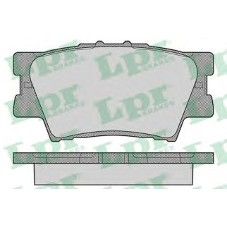 Колодки тормозные задние к-кт Lpr 05P1281 фото