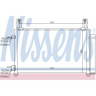 Радиатор кондиционера Nissens 940009 фото