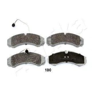 Колодки тормозные задние дисковые к-кт ashika 51-01-100 фото