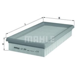 Фильтр воздушный KNECHT LX 259 фото