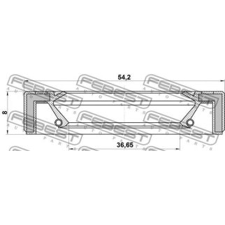 95GAY38540808X_сальник дифференциала! 38x54x8 Suzuki Baleno/Ignis 1.5/1.6 95> фото