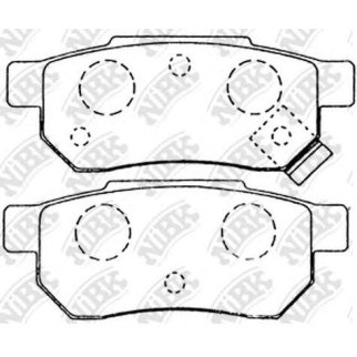 Колодки тормозные задние дисковые к-кт NiBK PN8206 фото