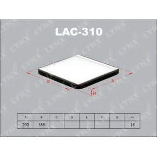 Фильтр салона LYNXauto LAC310 фото