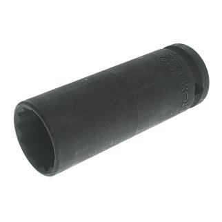 Головка торцевая 22 1/2" 12гр 82мм ударная тонкостенная JTC фото 1