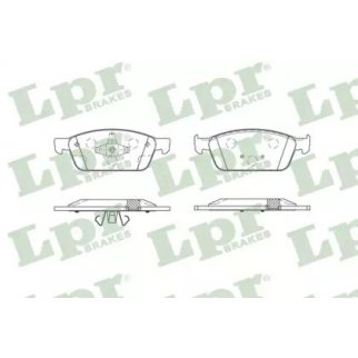Колодки тормозные передние к-кт Lpr 05P1879 фото