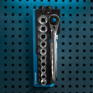 Набор торцевых головок ,трещетка 120 зубьев 12 предметов 1/2 // Gross фото 12