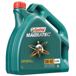 Масло моторное CASTROL MAGNATEC 5W40 A3/B4 4л синт. фото
