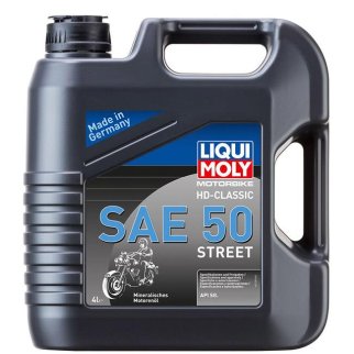 Масло моторное LIQUI MOLY для 4т мотоц SAE 50 мин. 4л фото