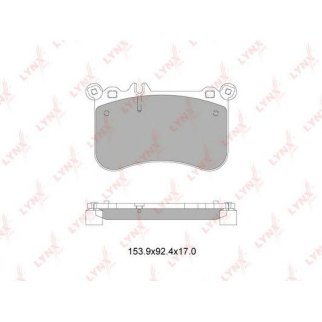 Колодки тормозные передние к-кт LYNXauto BD-5355 фото