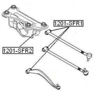 Сайлентблок ASVA 1201-SFR2 фото