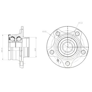 Подшипник ступицы TRIALLI MR 1891 фото 4