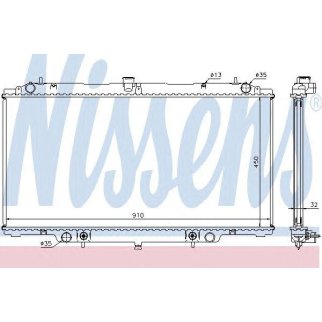 Радиатор основной Nissens 62953A фото