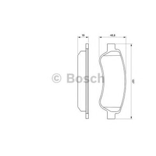Колодки тормозные задние к-кт BOSCH 0 986 494 110 фото