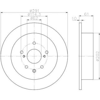 Диск тормозной задний TEXTAR 92179803 фото