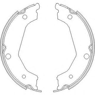 4732.00_колодки барабанные ручника! KIA Sorento 2.4/3.3/3.5/2.5CRDi 02> фото