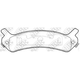 Колодки тормозные к-кт NiBK PN0959 фото
