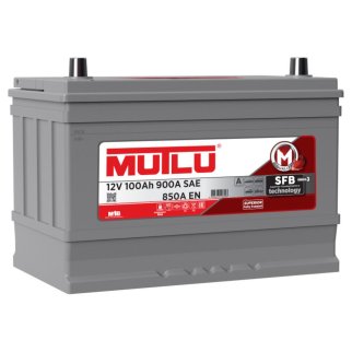 Аккумулятор MUTLU SFB JIS 100 А/ч обратный R+ 306x175x224 D31 EN 850 А фото
