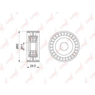 Ролик-натяжитель ручейкового ремня LYNXauto PB-5139 фото