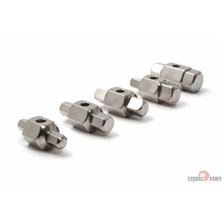 Набор бит для маслосливных пробок 5пр СЕРВИС КЛЮЧ фото 2