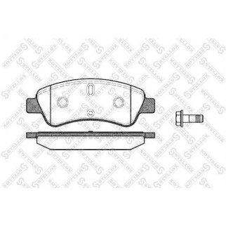 851 010B-SX_колодки дисковые п.! Peugeot 206/207/307, Citroen Xsara/Berlingo/C3/C4 1.4i-2.0HDi 00> фото