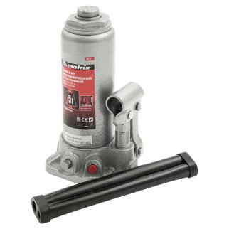 Домкрат гидравлический бутылочный, 5 т, высота подъема 216-413 мм MATRIX Master 50721 MATRIX 50721 фото 4