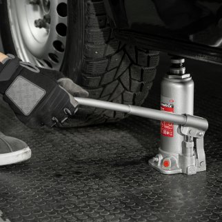 Домкрат гидравлический бутылочный, 5 т, высота подъема 216-413 мм MATRIX Master 50721 MATRIX 50721 фото 12