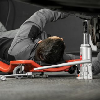 Домкрат гидравлический бутылочный, 5 т, высота подъема 216-413 мм MATRIX Master 50721 MATRIX 50721 фото 1