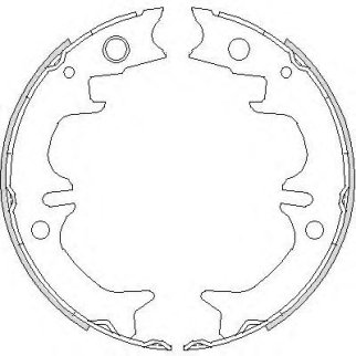 4731.00_колодки барабанные ручника! Toyota Avensis/Camry/Carina/Celica 1.6-3.0i 91-06 фото