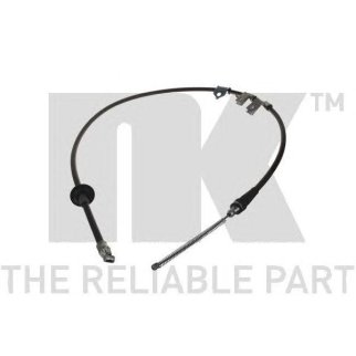 Трос стояночного тормоза левый KIA Rio (00-05) фото