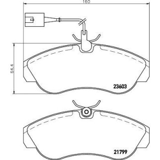 Колодки тормозные передние к-кт TEXTAR 23603 01 фото