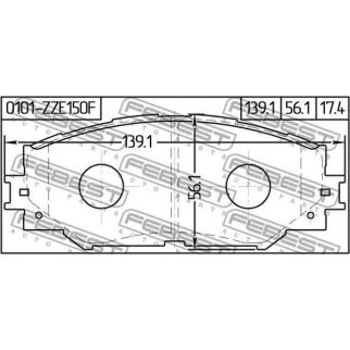 Колодки пер. TOYOTA RAV4 ACA3#,ALA3#,GSA33,ZSA3# 2005.11-2012.12 [GR] фото