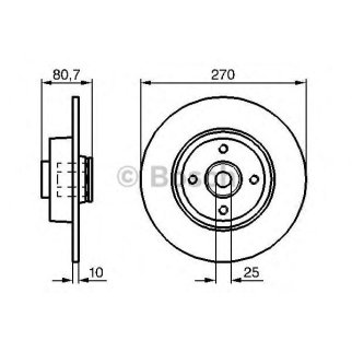 Диск торм.зад.с подшип. RENAULT MEGANE 2003=> фото