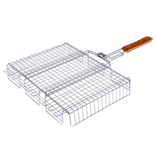 Решетка гриль 315х410*65мм объемная хромир. PALISAD фото 2