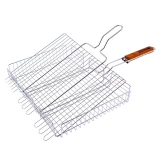 Решетка гриль 315х410*65мм объемная хромир. PALISAD фото 3