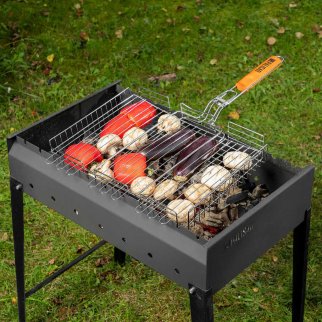 Решетка гриль 315х410*65мм объемная хромир. PALISAD фото 7