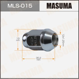 MLS-015_гайка колесная! M12x1.25 под ключ 19мм фото