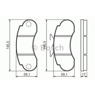 Колодки тормозные BOSCH _0 986 460 947 фото