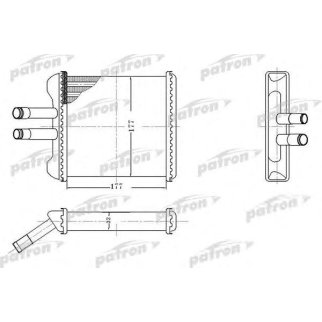 Радиатор отопителя DAEWOO NUBIRA all, (-AC) фото