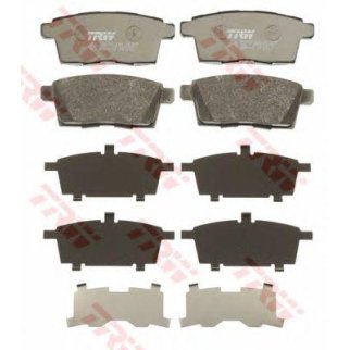 Колодки тормозные задние дисковые к-кт TRW GDB3472 фото